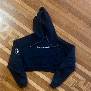 Barstool Unwell Cropped Hoodie